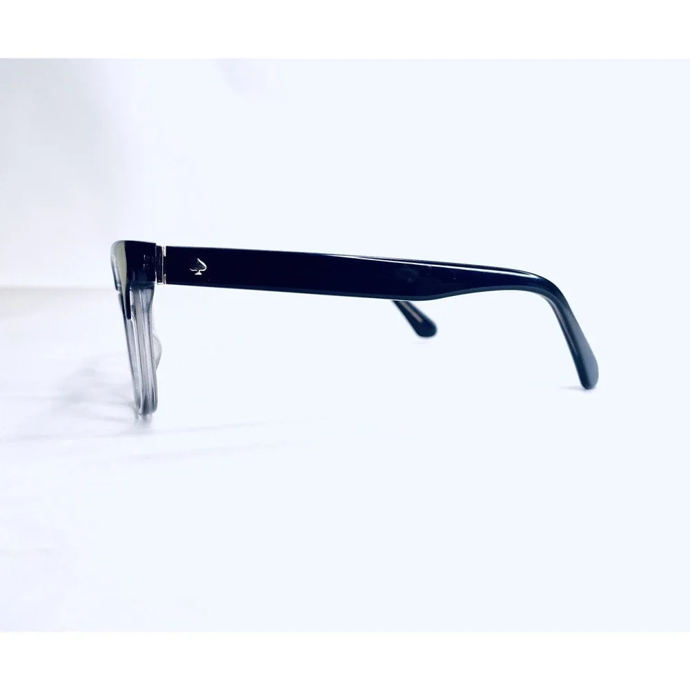 New Kate Spade Black Gray Clear Cat Eye Eyeglasses Carolanne 08A 51 17 140